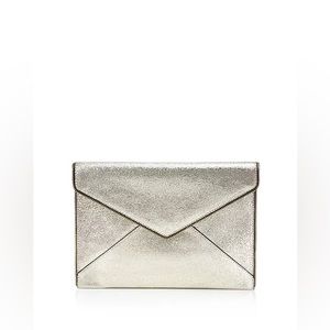 Rebecca Minkoff Leo Metallic Leather Clutch